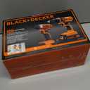 Black & Decker 20V MAX Drill/Driver Impact Combo Kit with BLACK+DECKER WM425-A Portable Project Center and Vise