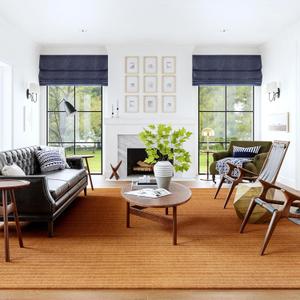 Nuloom Southwest Rust Striped Hand Tufted Wool Area Rug, 8' x 10' | Nuloom Southwest Striped 8' x 10' Wool Area Rug for Living Room Bedroom Dining Room, Rust