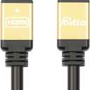 Postta HDMI 2.0V Cable(20 Feet) Support 4K 2160P,1080P,3D,Audio Return and Ethernet - 1 Pack(Golden) (20FT)
