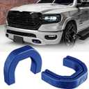 Tow Hooks Covers Hitch Cover Customized Car Tow Hooks Compatible with RAM 1500 Accessories 2019-2025 (Blue)