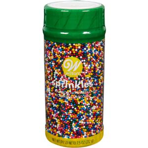 2 x Wilton Rainbow Nonpareils Food Decorative, 7.5-Ounce