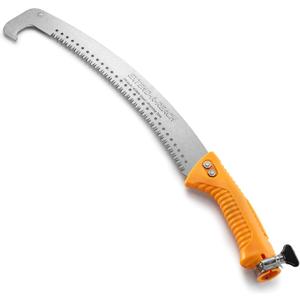 Pruning Manual Hand Saw // Hand Held or with Extension Manual Pole Saw for Tree Trimming // Fits All Extension Poles with Standard US Acme Thread // Tree Limb Hand Saw (Pole Sold Separately) (14" Blade)