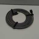 20 FT Extra Long iPhone Charger Cord, 60W USB-C and Lightning 2-in-1 Cable, 20 FT Braided USB-C Fast Charging Cable for iPhone 17/16/15/14 Pro/Pro Max, MacBook, iPad (Black, 20FT)