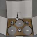 6-Pack A19 LED Light Bulbs,60 Watt Equivalent Daylight 5000K with E26 Base,Efficient 9W,800 Lumens Non-Dimmable LED Bulbs,15000 Hours, Ideal for Bedroom Living Room