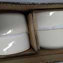 AmorArc Stoneware Dinnerware Sets for 4, 12 Piece Plates and Bowls Sets