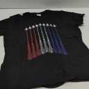 Jets 4th Of July For Men USA Patriotic Boys Graphic T-Shirt (Small, Black)