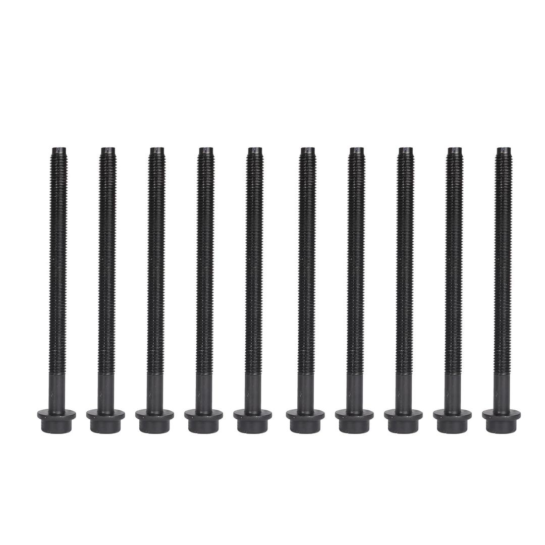 HBK4312 Cylinder Head Bolt Kit Fits for Ford Fusion Escape Fiesta 1.5L 1.6L L4 16V DOHC 1499cc 2011-2020 ES 72797 10 pcs
