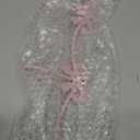 Pink Bow Hooks Bow Wall Hook, 3 Bow Knot Coat Hooks Metal Bowknot Towel Hooks Door Hanger Holder for Wedding Bathroom Bags Coats Hats Coffee Mugs Room Kitchen Decorations (Pink-A)