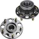 Autoround 512188 Rear Wheel Hub and Bearing Assembly Replacement for 2004-2008 Acura TL, 2003-2007 Honda Accord 5 Lug Pair