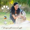 Pet Memorial Gifts for Dogs, Loss of Dog Sympathy Suncatcher, Pet Loss Passing Away Bereavement Remembrance Sympathy Gifts, in Memory of Cat Sun Catcher