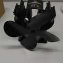 VODA Wood Stove Fan Heat Powered Fireplace Fan No Electric, Heat Activated Thermal Fan for Wood Burning Stove/Log Burner, Fireplace Accessories (XX Large)