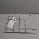 ALANO Wine Rack- Refrigerator Bottle Rack Holds 2 Bottles of Your Favorite Wine or Drink Universal Bottle Holder Will Fit Most Fridges in Stainless Steel 304