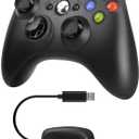 Xbox 360 Wireless Controller Gamepad Joystick with USB Receiver for Xbox 360 and PC 3000