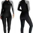 Skyone Dive Skins Swimsuit Full Body Rash Guard for Men Women, Thin Wet Suit Scuba Skin UV Protection Long Sleeve (Large)