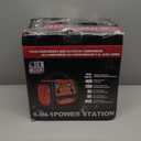 6 in 1 Jump Starter with Air Compressor 260 PSI Tire Inflator,Upgraded 1800A Peak 12V Portable Car Battery Jump Starter,400 Watt Inverter Power Station with AC/DC/USB Outlets (8.5L Gas/6L Diesel)