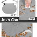 Absorbent Dog Food Mat-Dog Mat for Food and Water Bowl, Quick Dry Pet Food Mat, No Stains Cat Feeding mat, Pet Accessories Pet Supplies-Cat Water Bowl Mat for Messy Drinkers