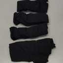 INNERSY Women's Plus Size XL-6XL Cotton Underwear High Waisted Briefs Panties 4-Pack (3X-Large, Black)