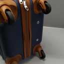 Coolife Suitcase Set 3 Piece Luggage Set Carry On Hardside Luggage with TSA Lock Spinner Wheels (Navy, 3 piece set (DB/TB/20))