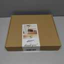 11.8" x 9.6" Small White Arched Vanity Mirror, Vintage Makeup Mirror Baroque Style Arendahl Carved Mirror with Frame for Desk Decorative Table Aesthetic for Dresser,Bedroom,Living-Room