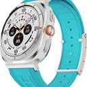 Sport Silicone Bands Compatible with Samsung Galaxy Watch Ultra Band (2025/2024) 47mm for Men Women,Soft Silicone with Magnetic Buckle Replacement Strap for Galaxy Watch Ultra