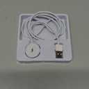 Charger 1 2 3, 3.3ft 100cm USB Smartwatch Charging Cable, Magnetic Smart Watch Charger for Q 1 2 Wander Marshal (White)