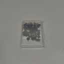 50pcs Black Thumb Tacks - Heavy Duty Double Headed Metal Wall Tacks