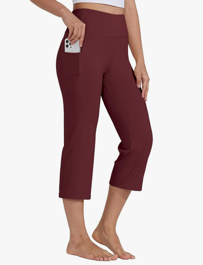 Willit Women's Yoga Capris Pants High Waist Leggings Crop Straight Leg Athletic Exercise Workout Capris 21"
Amazon's Choice
Size XL