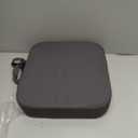 Toddler Booster Seat for Kitchen Chair, 3.5" Oxford Foam Cushion, Non-Slip Base, Adjustable Straps, Portable Dining Booster for Self-Feeding Toddlers at Home or on The Go (Dark Grey)