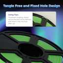 FLASHFORGE Rapid PLA Filament 1.75mm Luminous Green, 500mm/s High Speed Printing, Glow in The Dark 3D Printer Filament 1kg Spool, Dimensional Accuracy +/- 0.02mm, Brilliant, Long-Lasting Glow