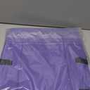 V-loude Folding Seat Cushions for Outdoor Stadiums, Portable Adjustable Bleacher Chairs Featuring Back Support and Cushions, Lightweight, Enhanced Thickness, Dirt-Resistant (Purple Blue）