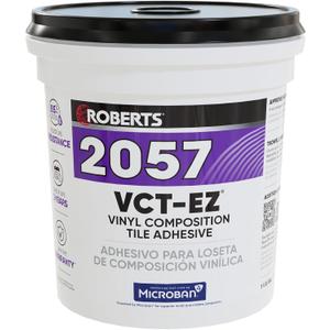 Roberts 2057-1 1 Gallon Vinyl Composition Tile (VCT) Adhesive, for Installing Vinyl-Composition or Vinyl-Asphalt