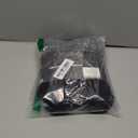 Amazon Essentials womens Cotton No-Show Athletic Socks, Lightly Cushioned (8-12, Black)