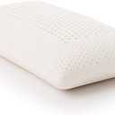 MALOUF 100% Natural Talalay Latex Zoned Pillow, King High Loft, Plush