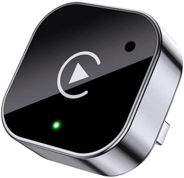 2-in-1 Wireless CarPlay & Android Auto Adapter, Plug & Play CarPlay Dongle Converts Wired to Wireless, Fast Auto-Connect, No Delay, Compact Design for iPhone & Android with USB/USB-C Port(Black)