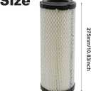 Anxingo 11013-7020 Air Filter Replacement for Kubota TA040-93230 2508301-S, Replacement for TC620-93230 K7561-82860 R1411-42270 11013-7020 75214