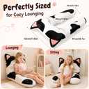 Cat U Shaped Body Pillow for Kids, Plush Animal Pillow