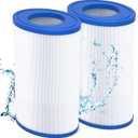 PELLUCID PDM30 Oval Spa Filter Compatible with Dream Maker Hot Tubs 461269, Filbur FC9940, Pleatco PDM30, 30 sq.ft Hot Tub Filter Cartridge - 2 Packs