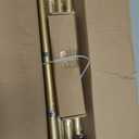 Gold Decorative Farmhouse Curtain Rods:72-144" Adjustable Heavy Duty Single Window Curtain Rod for Bedroom Living Room,Brass Gold Boho Rustic Drapery Rods with Vintage Twist Finial Easy Install