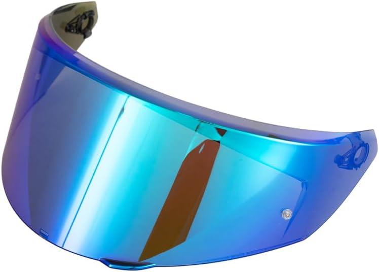 Soman New K3 Visor, Tinted K3 Tinted Shield Replacement Compatible with K3 in Sizes XS S M L with DOT(E2206) UV Protection (Smoke Revo Blue)