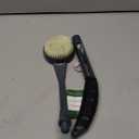 Back Scrubber for Shower,20.5" Long Handle Shower Brush for Body for Deep Clean,Back Brush for Shower for Men Women(Grey)