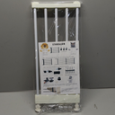 Short Dog Gate Expandable Dog Gate 22"-39.37" to Step Over,Pressure Mount Small Pet Gate,Low Pet Gate-Adjustable,Puppy Gate Indoor for Doorway,Stairs (White, M(14.17''H))