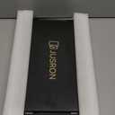 JUSRON 360 Viewing Angle Self Hair Cutting Mirror, Clear Anti-Fog HD Glass (Black Without LED Without Accessories)