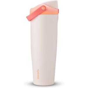 Owala FreeSip Sway - Stainless Steel-40-oz.-Orange/Tan(Sparkling Sherbet)