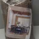 Extra Long Thick Linen Pleat Curtains 120 Inches Long for Living Room Rustic Sliding Door Back Tab Curtain for Ceiling Track System 50 Inch Wide Dutch Cocoa Light Filtering Window Drapes 2 Panels