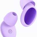 45dB Ear Plugs for Sleeping Noise Cancelling Ear Plugs for Noise Reduction & Snoring, Concerts, Earplugs for Sleep,Sider Sleepers Airplane, Silicone Earplugs Reusable Concert Ear Plug (Violet)
