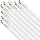 Konideke 8 Pack 21 Inch T5 Fluorescent Bulbs 13 Watt Daylight 6500K, F13T5D Under Cabinet Lights Bulb, 750 Lumen G5 Base