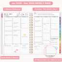 5 x 2026 Appointment Book, 30 Minutes-Hourly, Weekly  Monthly Calendar Planner 2026, Jan 2026 - Dec 2026, 6.2'' x 8.4'', 2026 Daily Planner with Tabs Pocket, Flexible Cover, Great for Office, Home, School (Pink)