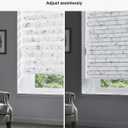 LazBlinds Cordless Zebra Blinds for Windows, Patterned Dual Layer Free-Stop Roller Shades for Ultimate Privacy & Light Control, Elegant Window Blinds & Shades, Grey Bloom, 33" W x 72" H