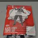 fun shack Black and White Striped Suit Mens Costume, Halloween Costumes for Adults, Halloween Costumes for men (Small)