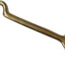 QCAA Heavier Duty Brass Door Hook Latch & Eye, 4", Vibrated Brass, Made in Taiwan, 1 Pack